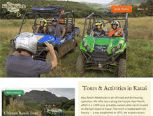 Tablet Screenshot of kiputours.com